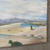 1967 Oil On Canvas Desert Painting by E. Tolosko