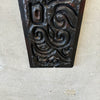 Mid Century Carved Wood Panel