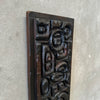 Mid Century Carved Wood Panel