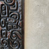 Mid Century Carved Wood Panel