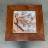 Mid Century John Keal For Brown Saltman Walnut & Enameled Copper Tile Table