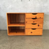 Vintage Solid Wood Credenza #1