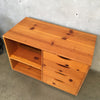 Vintage Solid Wood Credenza #1