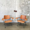 Pair of Mid Century 1962 Easy Chairs Model 8,000 By Tjerk Reijenga