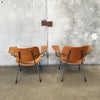 Pair of Mid Century 1962 Easy Chairs Model 8,000 By Tjerk Reijenga