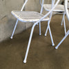 Set of Four Rid Jid Designed by Salterini Folding Patio Chairs