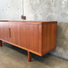 Vintage Tambour Door Teak Credenza By Soro Stolefabrik