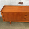 Vintage Tambour Door Teak Credenza By Soro Stolefabrik