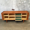 Vintage Tambour Door Teak Credenza By Soro Stolefabrik