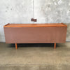 Vintage Tambour Door Teak Credenza By Soro Stolefabrik