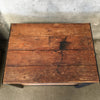 Pair of Industrial End Tables Made From Shipping Crates