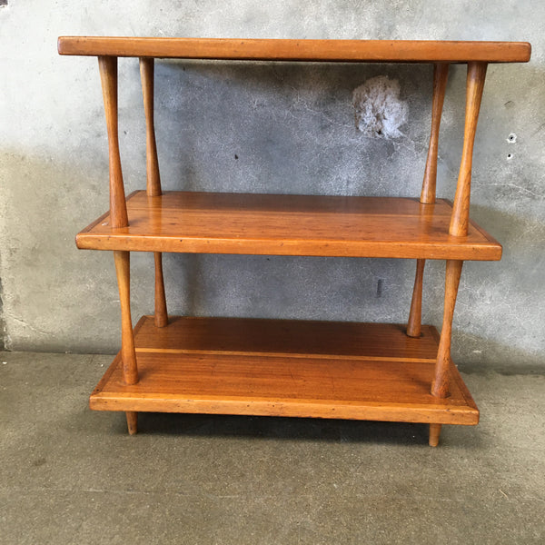 Mid Century Modern Three Tier Shelving Unit