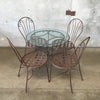 Bistro Table & Four Chair Set