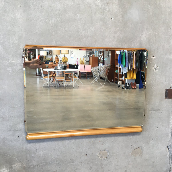 Vintage Mid Century Modern Russel Wright Stardust Mirror