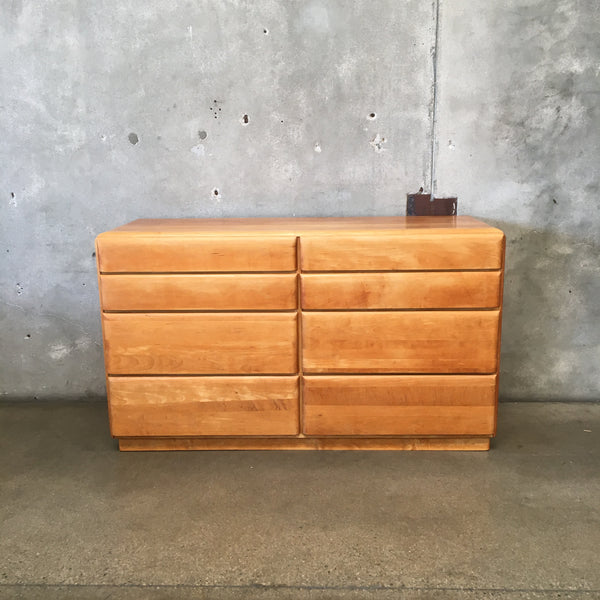 Vintage Mid Century Modern Russel Wright Stardust Eight Drawer Dresser