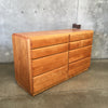 Vintage Mid Century Modern Russel Wright Stardust Eight Drawer Dresser