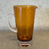 Italian Amber Murano Pitcher