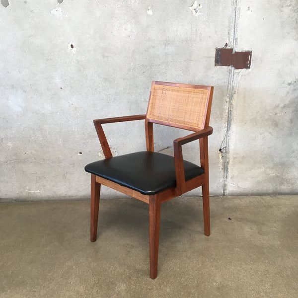 Jack Cartwright For Founders Walnut & Cane Chair - HOLD