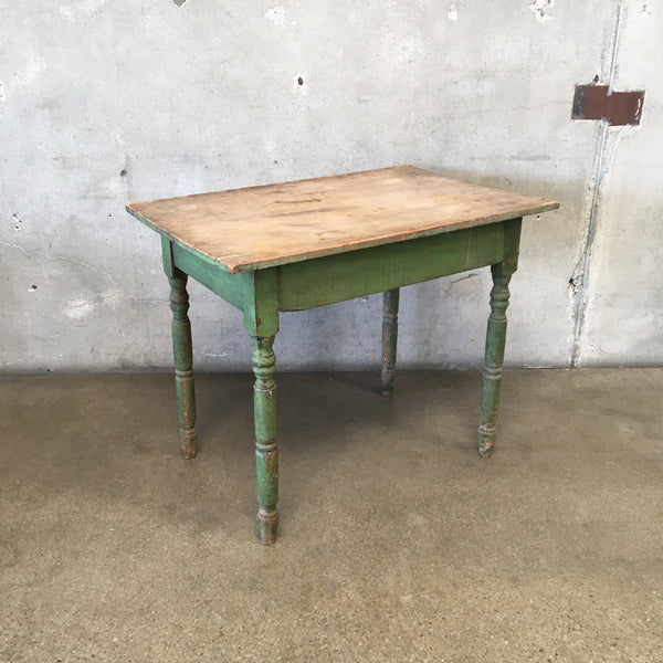 Antique Primitive Bakers Table