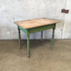 Antique Primitive Bakers Table