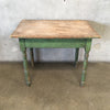 Antique Primitive Bakers Table