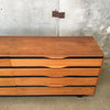 Eight Drawer Walnut Dresser By John Kapel For Glenn Of California