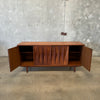 Merton Gershun Sculptural Diamond Front Credenza for American of Martinsville