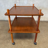 Mid Century 1960s Teak Bar Cart