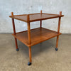 Mid Century 1960s Teak Bar Cart