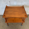 Mid Century 1960s Teak Bar Cart