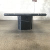 Vintage Black Marble Coffee Table