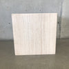 Vintage Travertine Cube Side Table