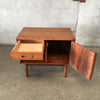 Jack Cartwright for Founders Mid Century Modern Walnut Side Table/Nightside