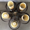 1960s Mid Century Modern Modeline of California 5 Ring Chandelier