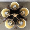 1960s Mid century Modern Modeline Cylinder Chandelier