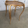 Vintage Italian Gilded Iron Decorative Chair