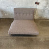 Mid Century Wave Chaise Lounge New Upholstery