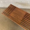 Mid Century Modern Style Slat Bench #1