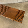 Mid Century Modern Style Slat Bench #1