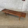 Mid Century Modern Style Slat Bench #2