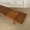 Mid Century Modern Style Slat Bench #2