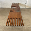 Mid Century Modern Style Slat Bench #2