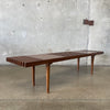 Mid Century Modern Style Slat Bench #2