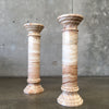 Set of 2 Solid Onyx Pedestals