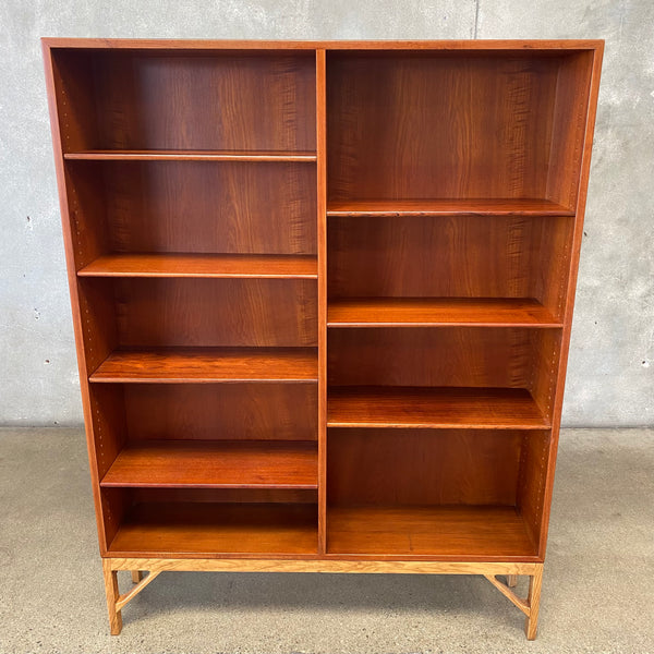 Mid Century Rosewood, Teak & Oak Bookshelf / Borge Mogensen for FDB Mobler