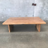 Solid Wood Plank Oak Coffee Table