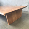 Solid Wood Plank Oak Coffee Table