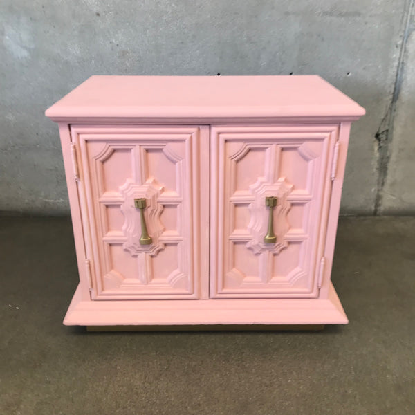 Pink 2 Door Side Cabinet/End Table