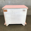 Pink Two Door Side Cabinet/End Table