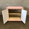 Pink Two Door Side Cabinet/End Table